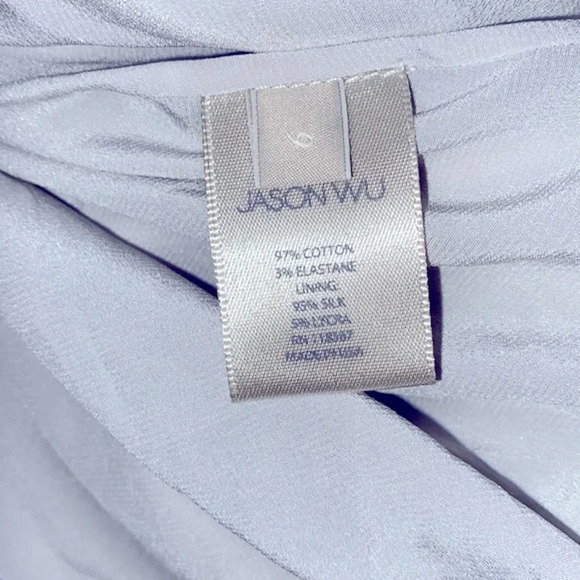 JASON Wu size 6 light tan pleated midi skirt - Picture 6 of 8